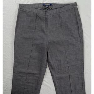 Brooks Brothers Natalie Fit Side Zip Stretch Wool Pinched Seam Pants Size 4